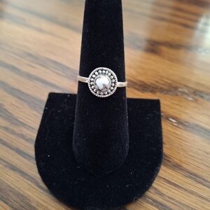 Ring Wild Horse Natural Stone Sterling Silver Size 7